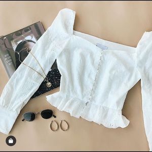 Brand new White Button Up Shirt